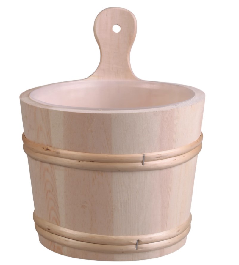 Seau à infusion en bois Sauna 2L Bois tendre